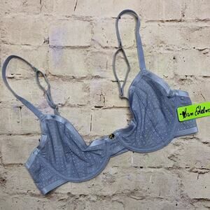NEW Sam Edelman Geo Mesh Underwire Bra